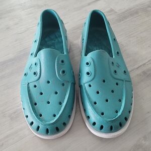 Sperry Float Water Shoes Women's Size 5 Blue Red Specs Rubber